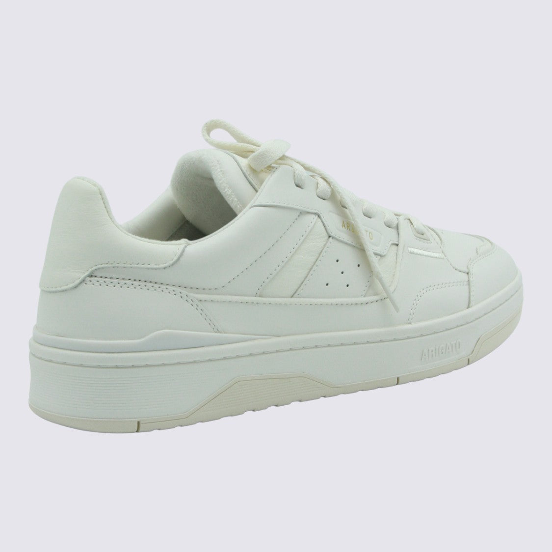Axel Arigato Minimalist White Sneakers With Smooth Leather Panels