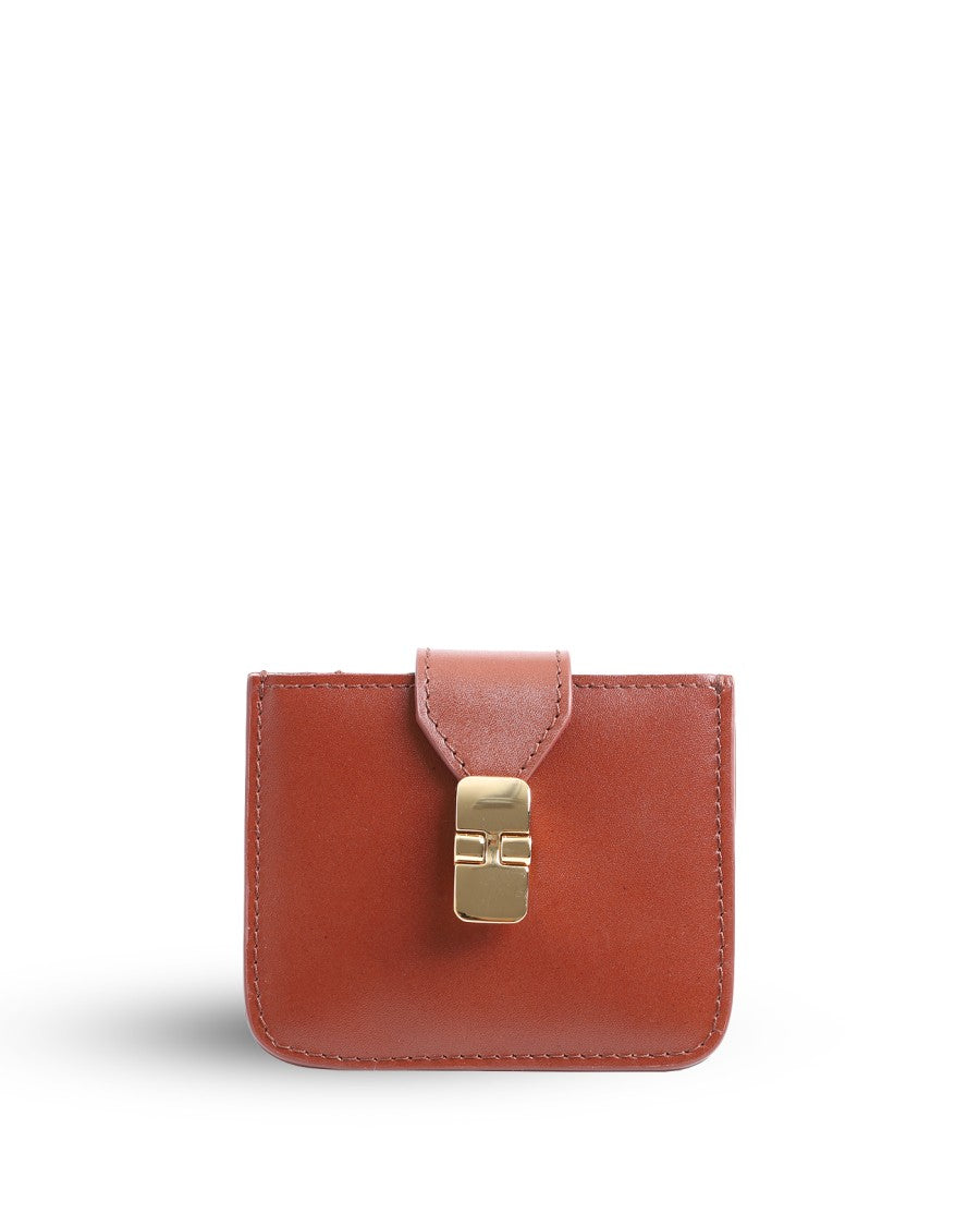 A.P.C. Accordeon Cardholder In Brown