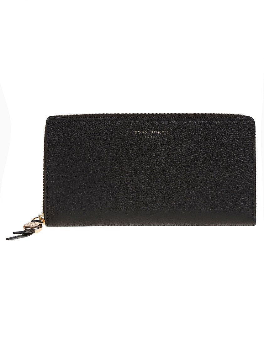 Tory Burch Romy Rectangular Textured Leather Wallet