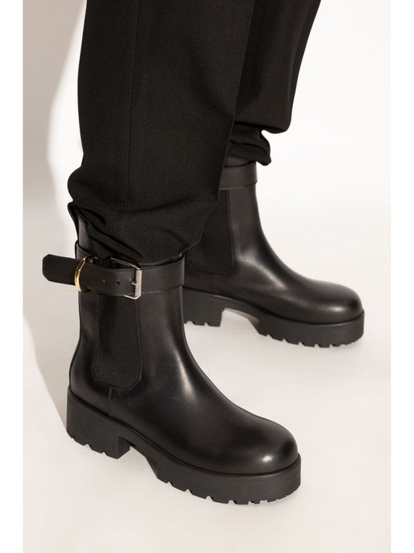 Givenchy Black Calf Leather Boots