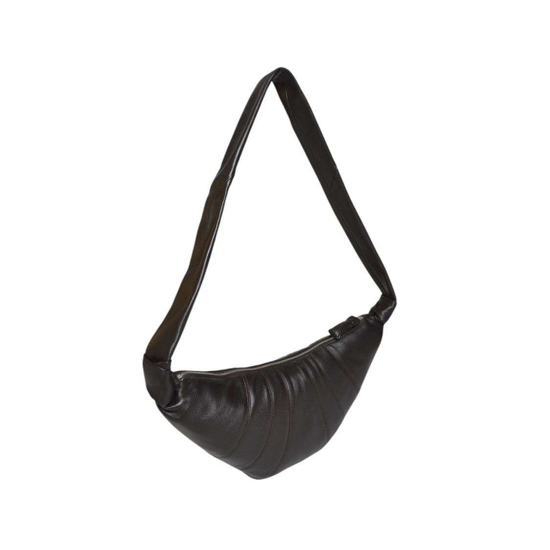 Lemaire Crescent-Shaped Smooth Leather Shoulder Bag