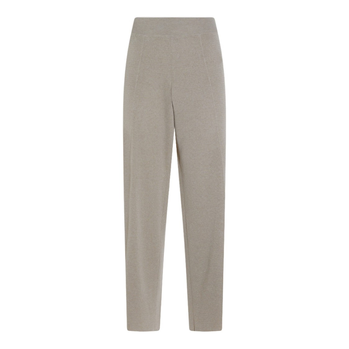 Fabiana Filippi Straight-Leg Trousers With Ribbed High Waistband