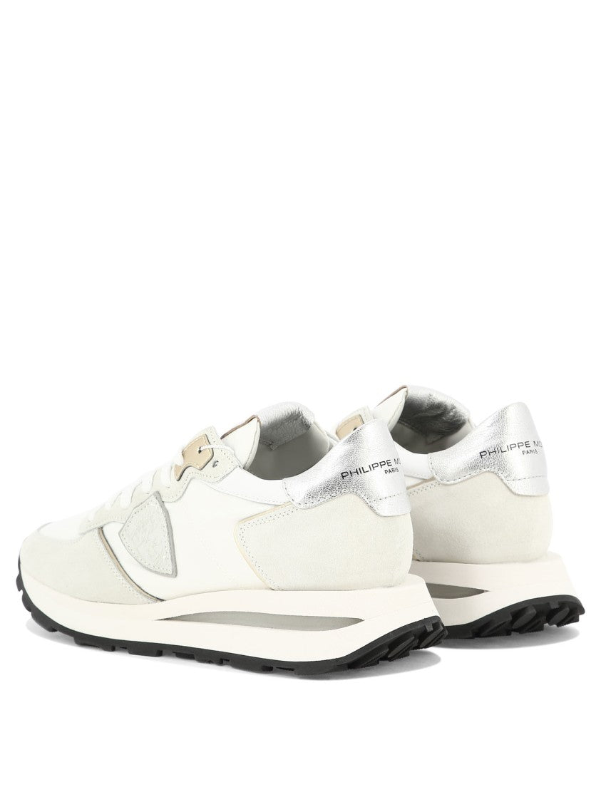 Philippe Model Paris Sleek Low-Profile Sneakers With Metallic Accents