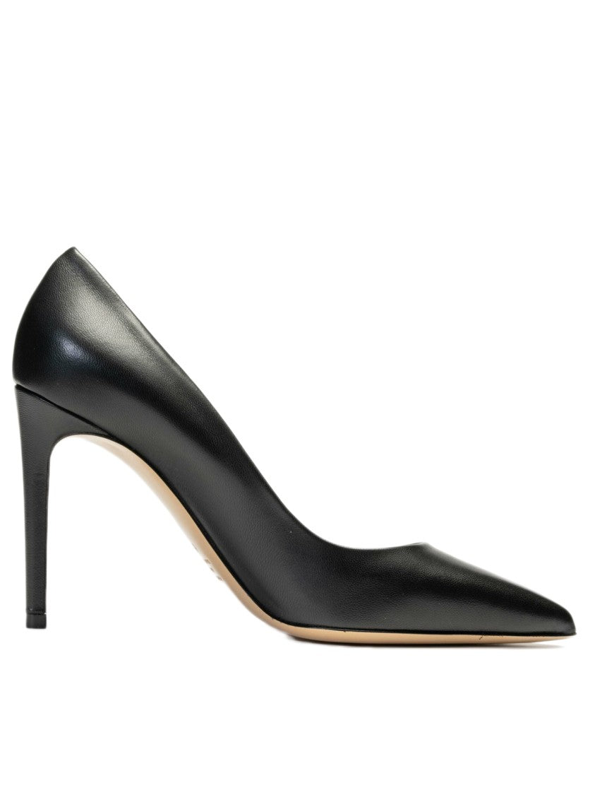 Ninalilou Black Leather Pump With 90Mm Heel