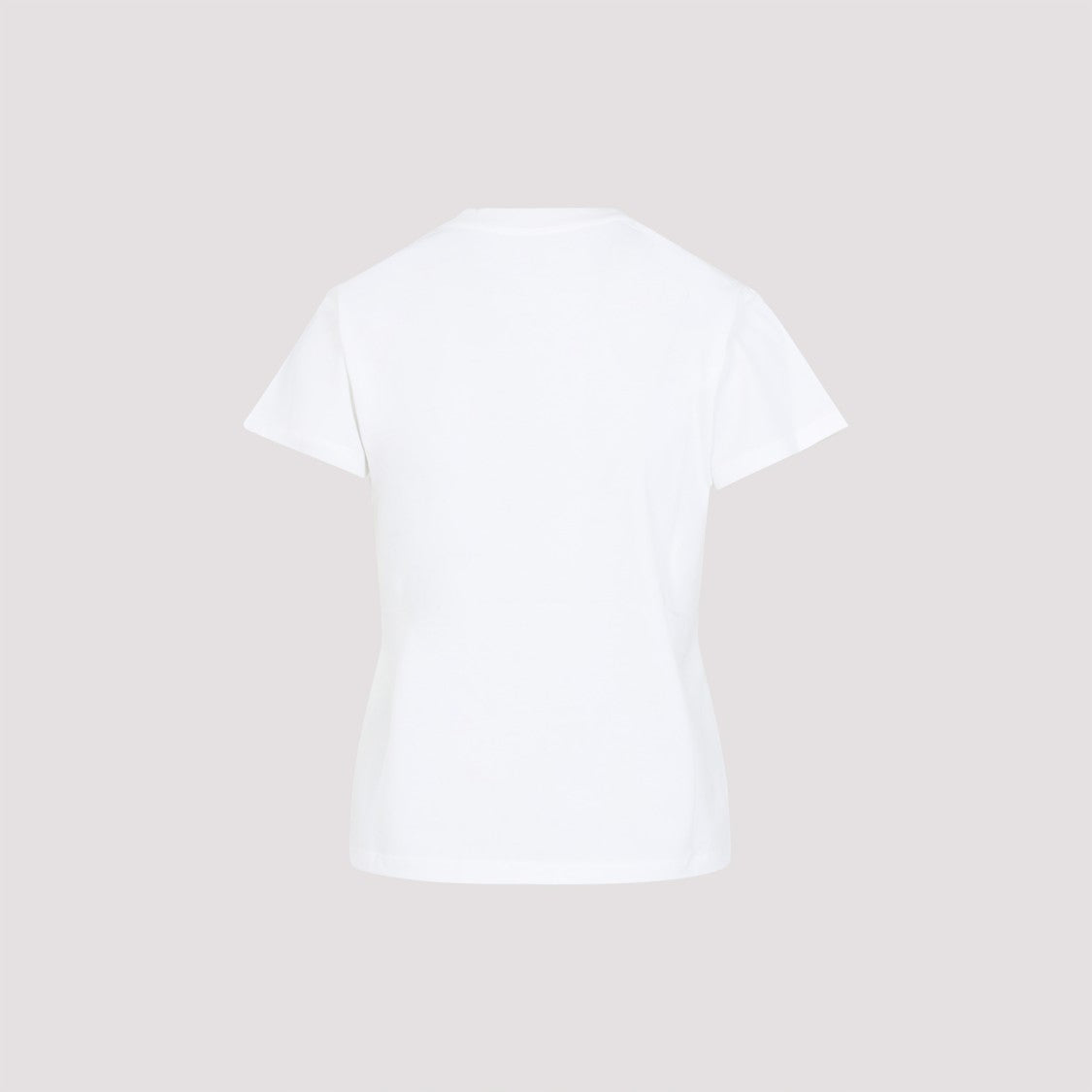 Mm6 By Maison Margiela White Cotton T-Shirt With Distinctive Logo