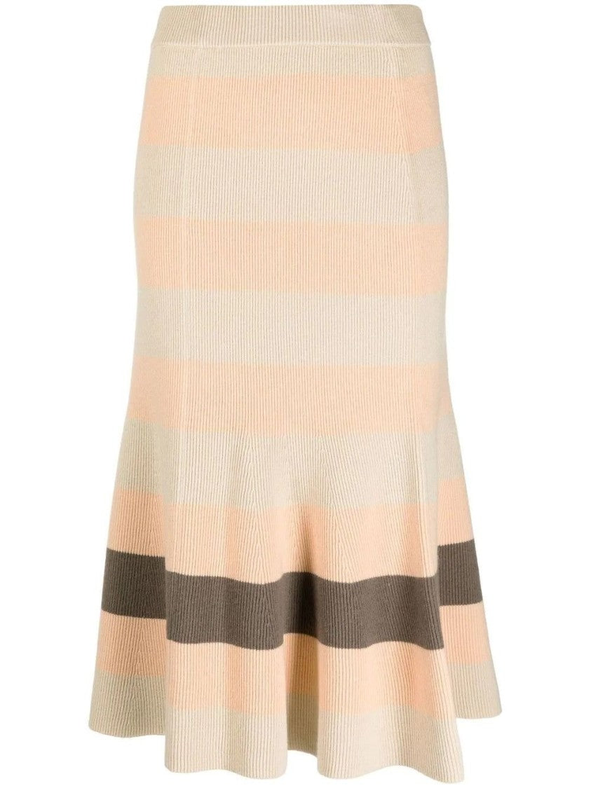 Joseph Ribbed Knit Skirt