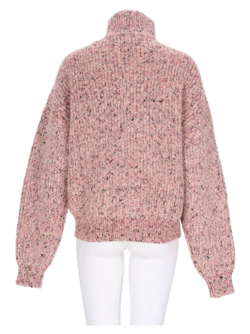 Isabel Marant Étoile Knitted Sweater With High Neckline And Puffed Sleeves