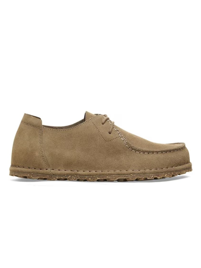 Birkenstock Suede Lace Derby Shoes With Two-Eyelet Design