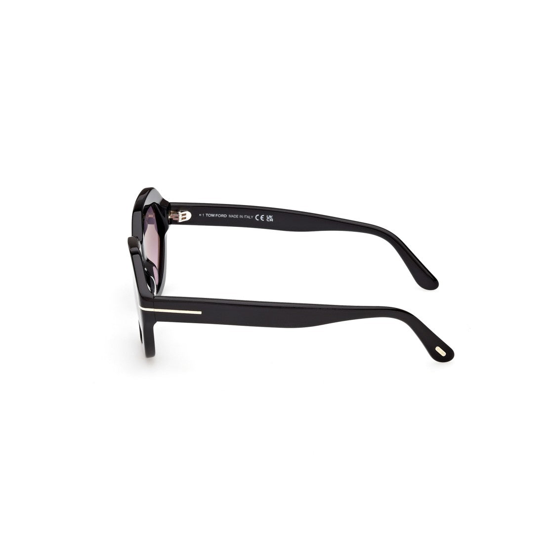 Tom Ford Ft1341 Oversized Geometric Black Acetate Sunglasses