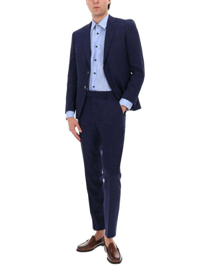 Boss Arti-Hesten Wool Blend Blue Suit