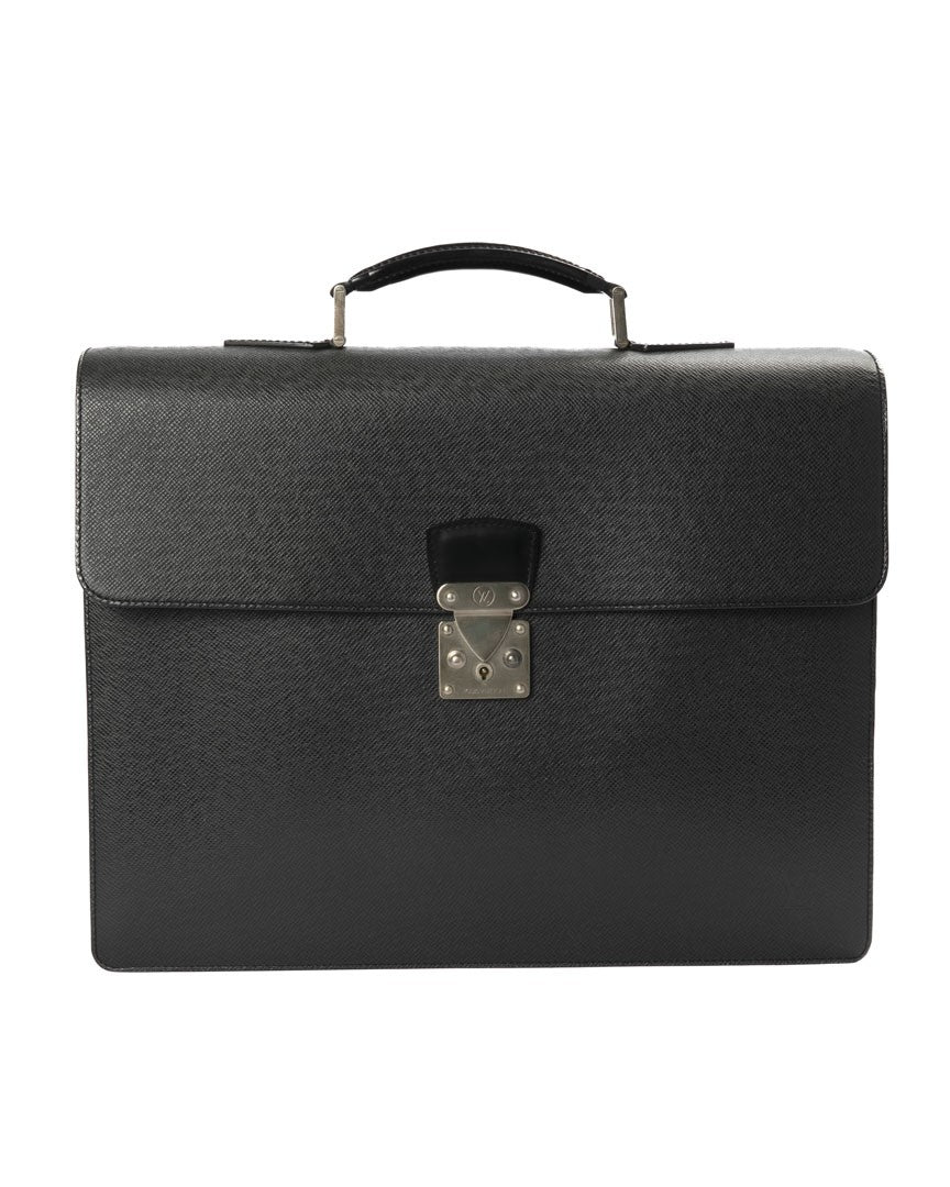 Louis Vuitton Portadocumenti Robusto Mm Taiga Leather Briefcase