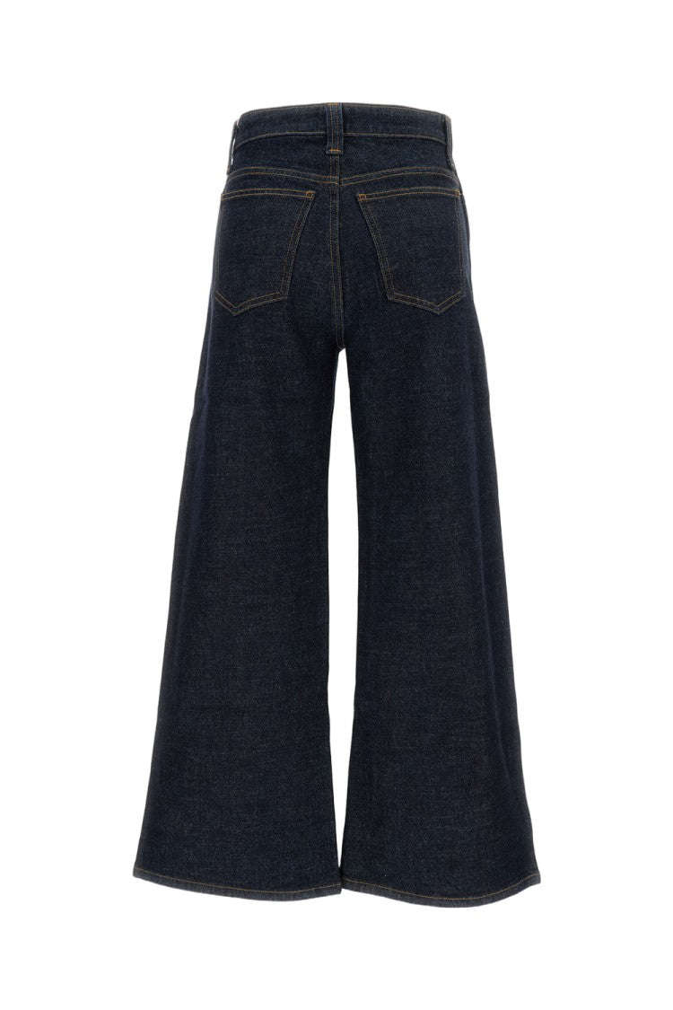 Khaite Wide-Leg Five-Pocket Jeans