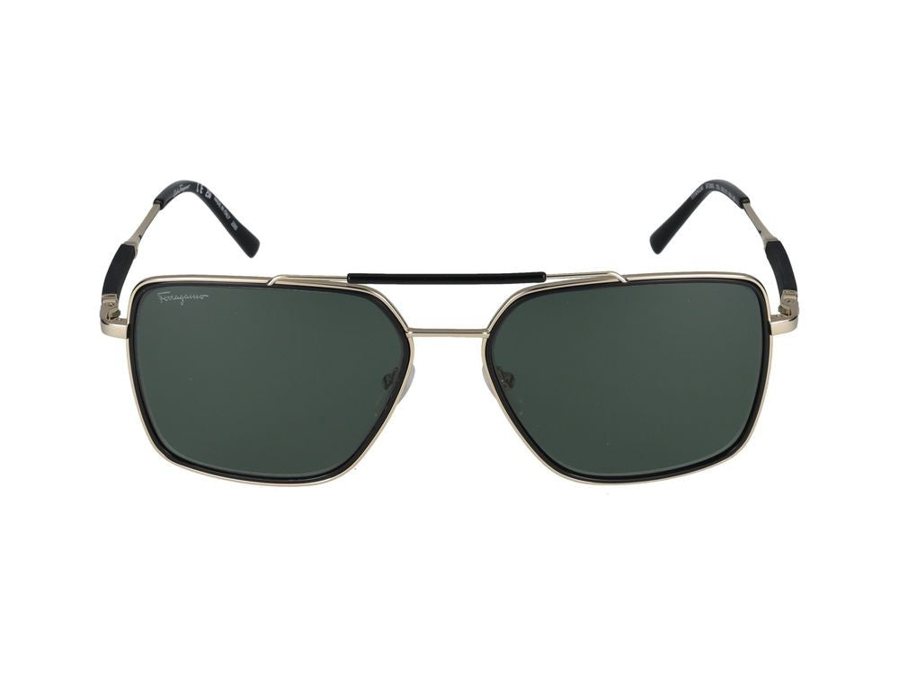 Salvatore Ferragamo Sunglasses Sf298s 703 Gold/Black 59/17/145