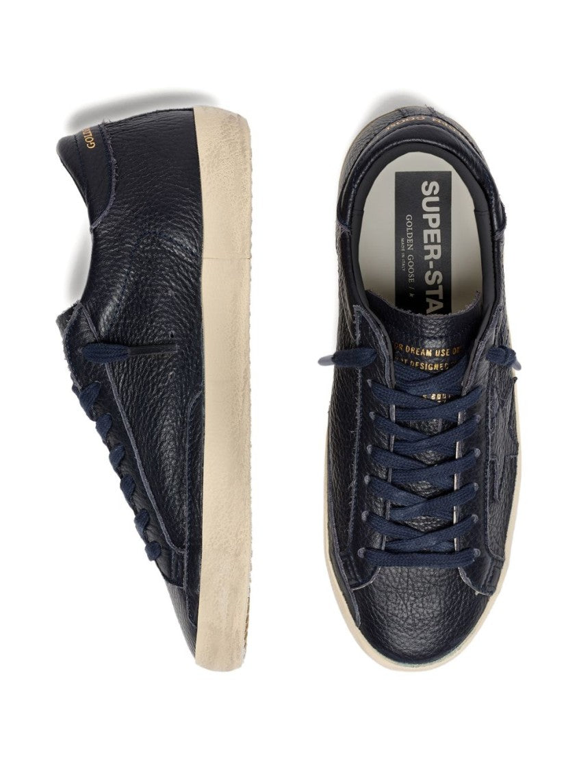 Golden Goose Black Textured Silk-Nylon Low-Top Sneakers