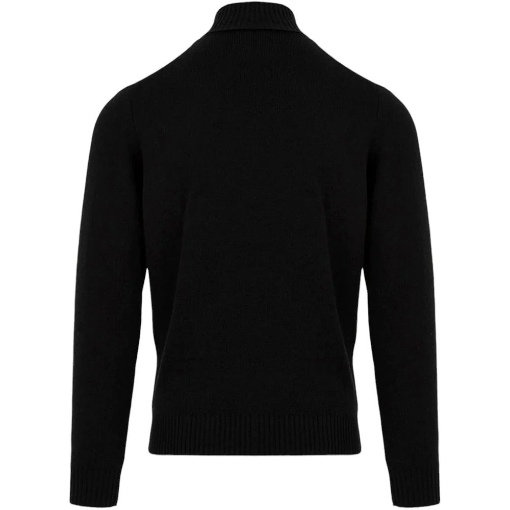 Filippo De Laurentiis Braided Knit Turtleneck Sweater In Wool
