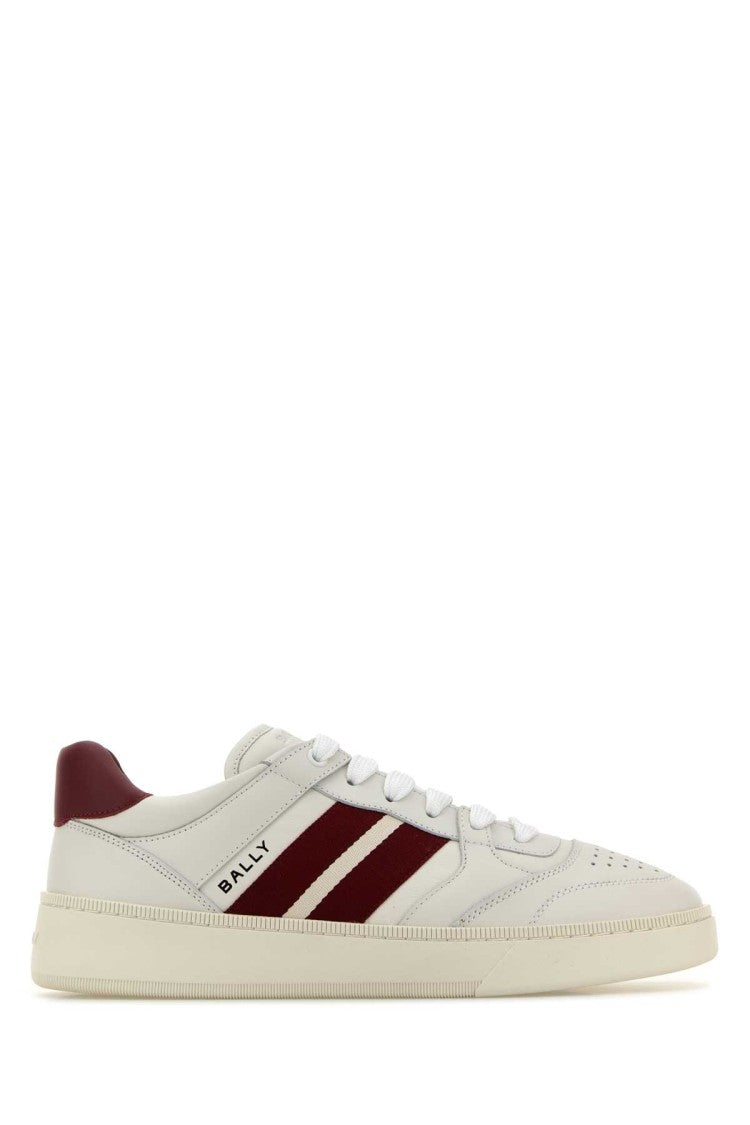 Bally White Leather Rebby Sneakers