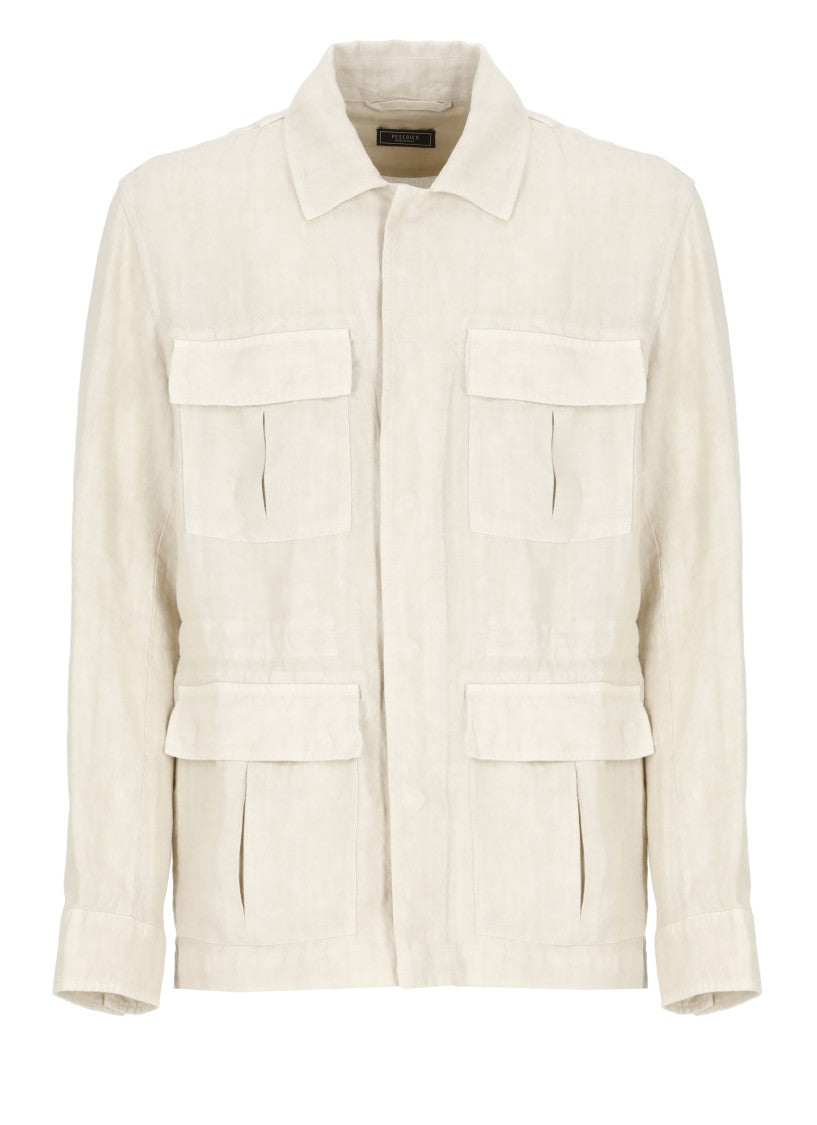 Peserico Beige Linen Shirt
