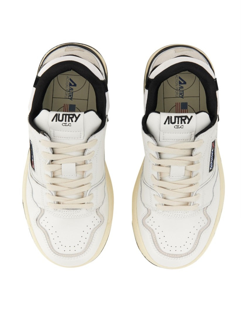 Autry Classic Low-Top Sneakers With Cow Leather And Suede Accents