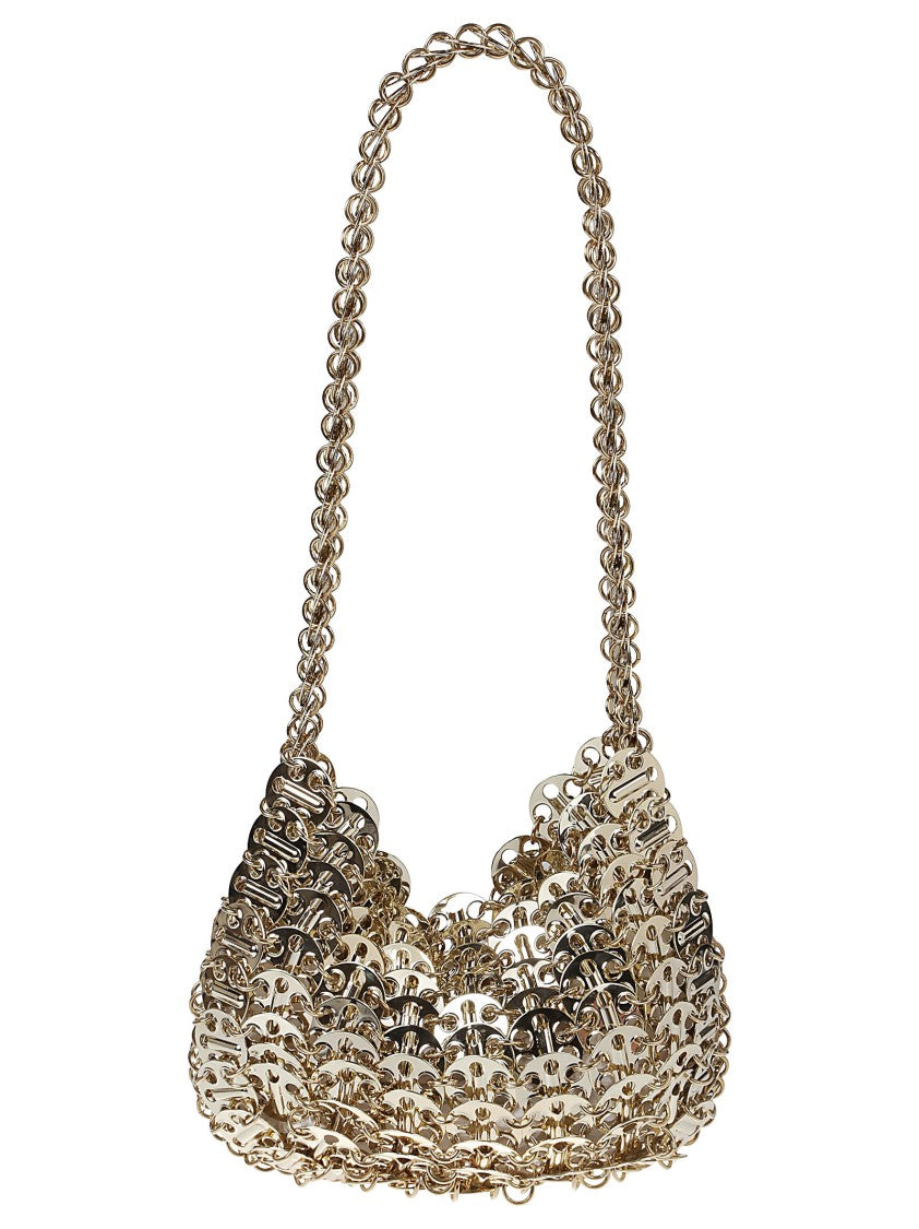 Rabanne 1969 Moon Brass Shoulder Bag