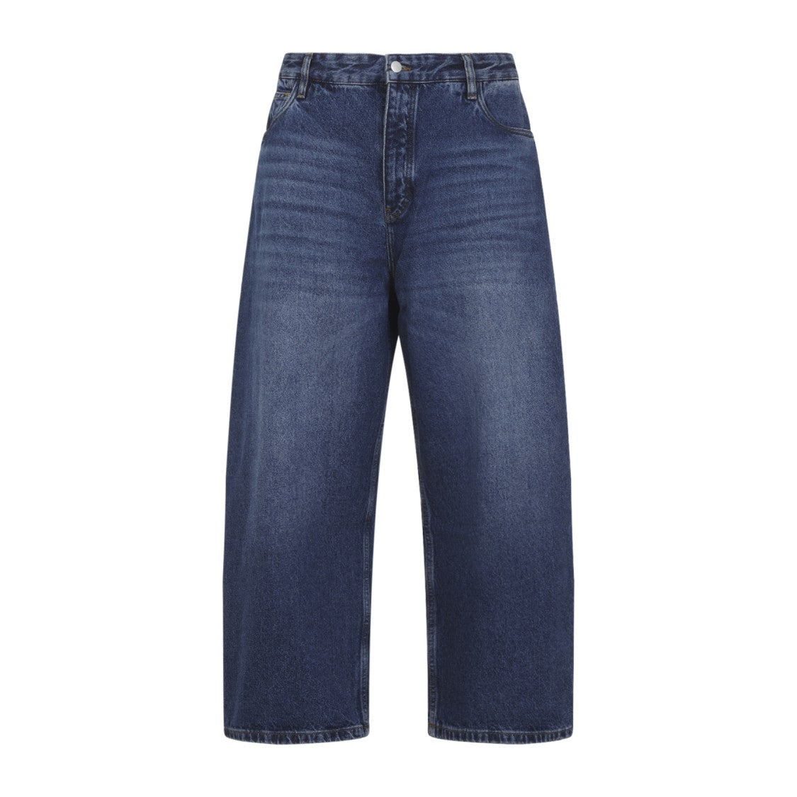 Studio Nicholson Paolo Blue Cotton Jeans