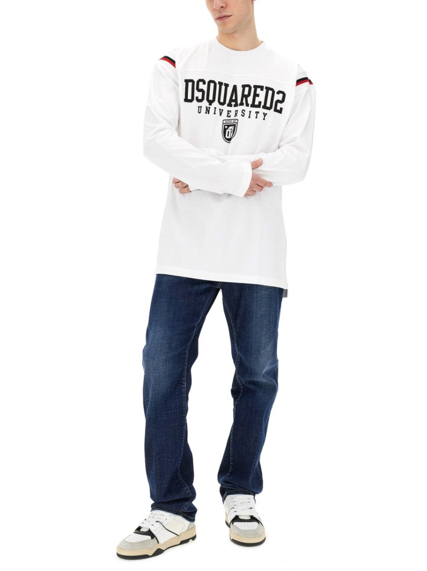 Dsquared2 Logo-Embellished Cotton Sweatshirt