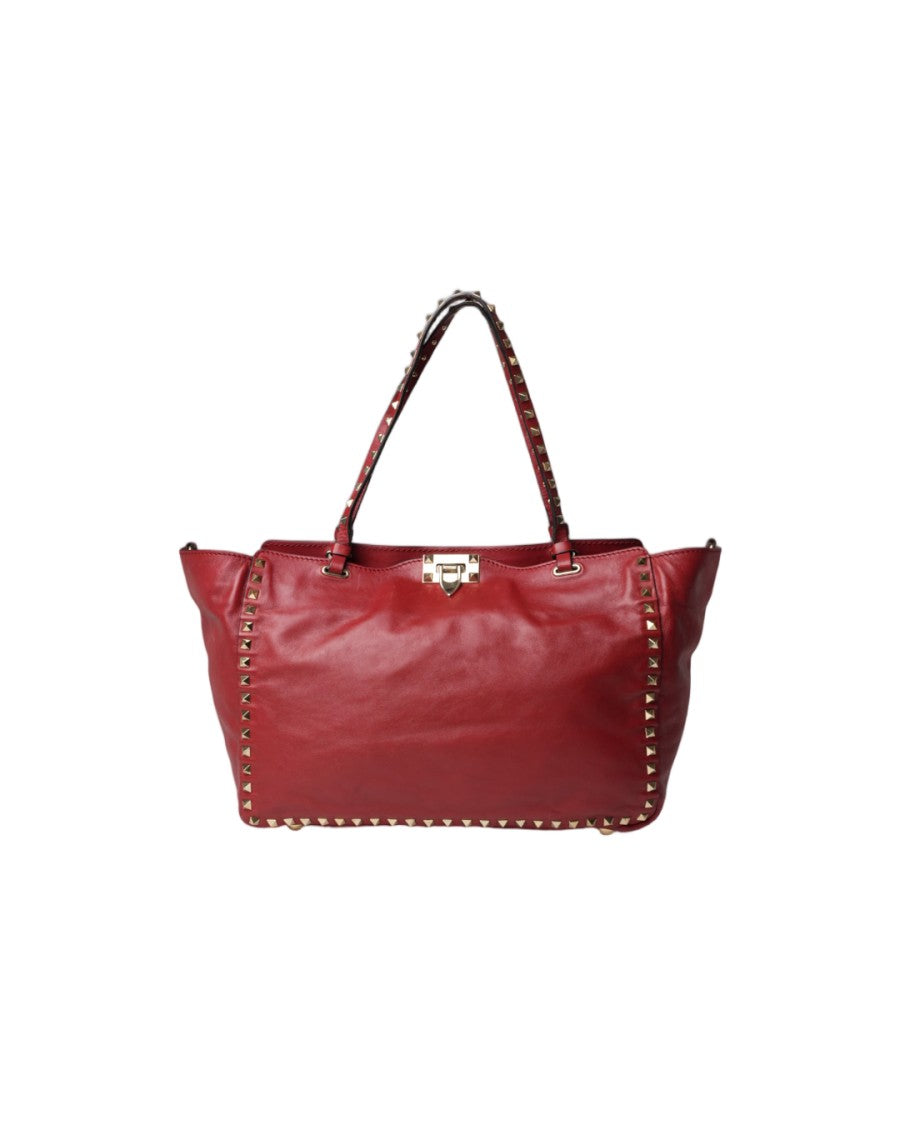 Valentino Rockstud Shopper Large Rossa