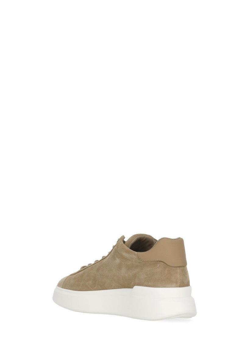 Hogan Brown H580 Suede Sneakers