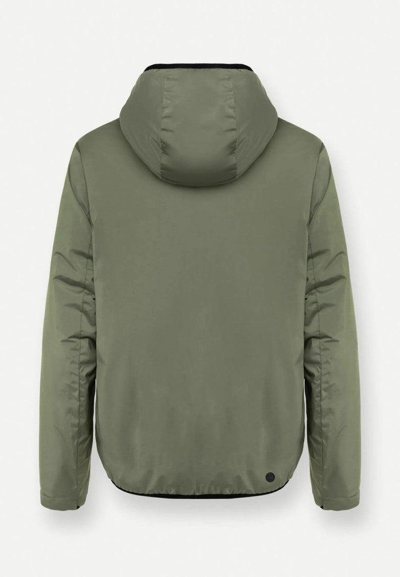 Colmar Matte Olive Green Minimalist Down Jacket