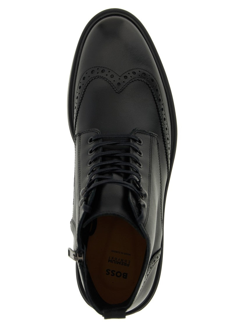 Hugo Boss 'Calev_Halb' Combat Boots