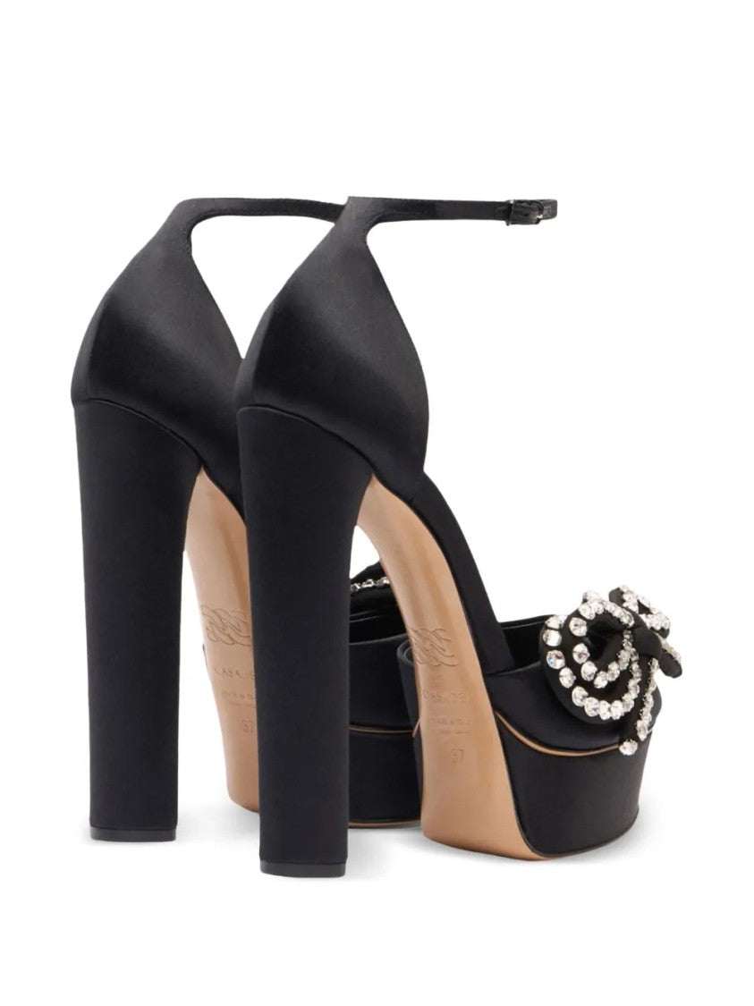 Casadei Julia Satin Platform 140
