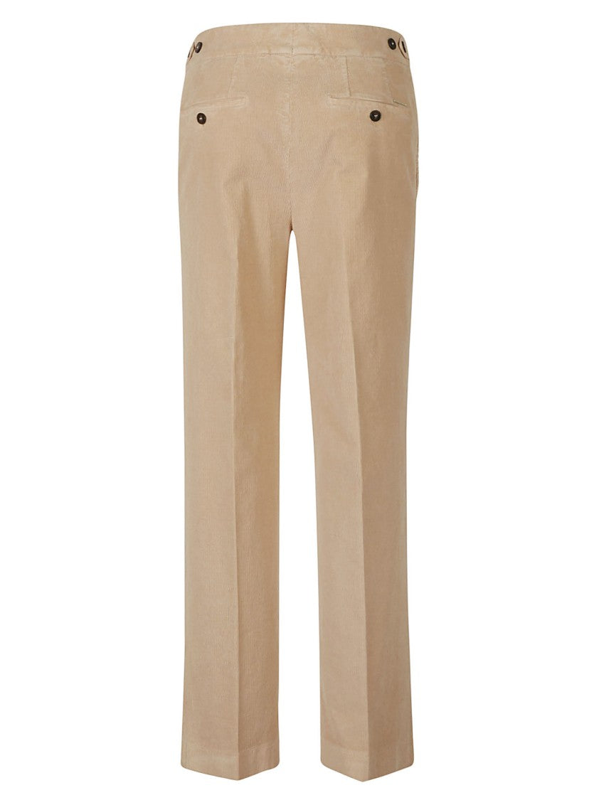 Incotex Stretch Corduroy Pants With Tailored Fit