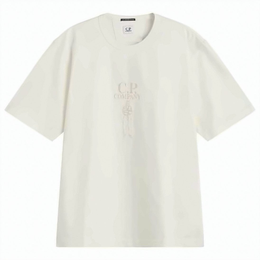 C.P. Company Short-Sleeved Cotton T-Shirt With Subtle Logo Detail