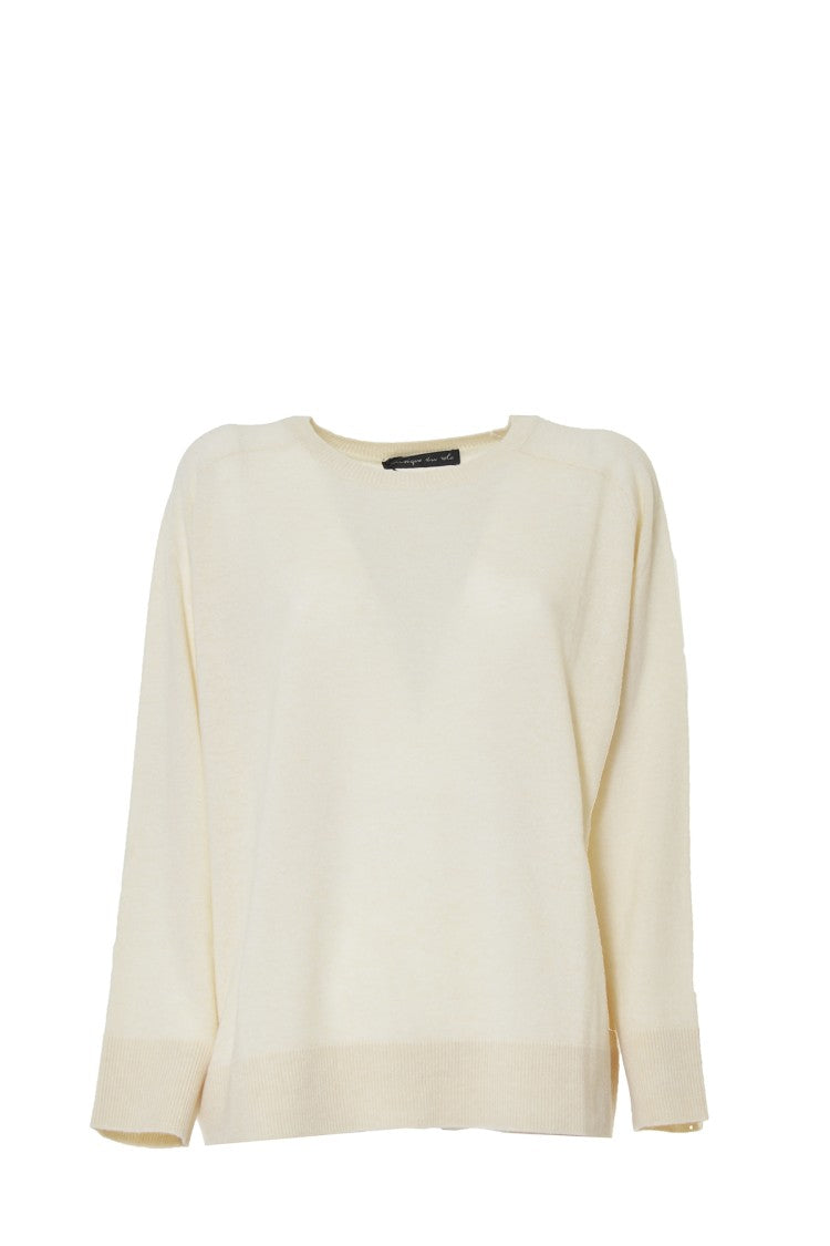 Phisique Du Role Fine Rib Knit Pullover In Virgin Wool
