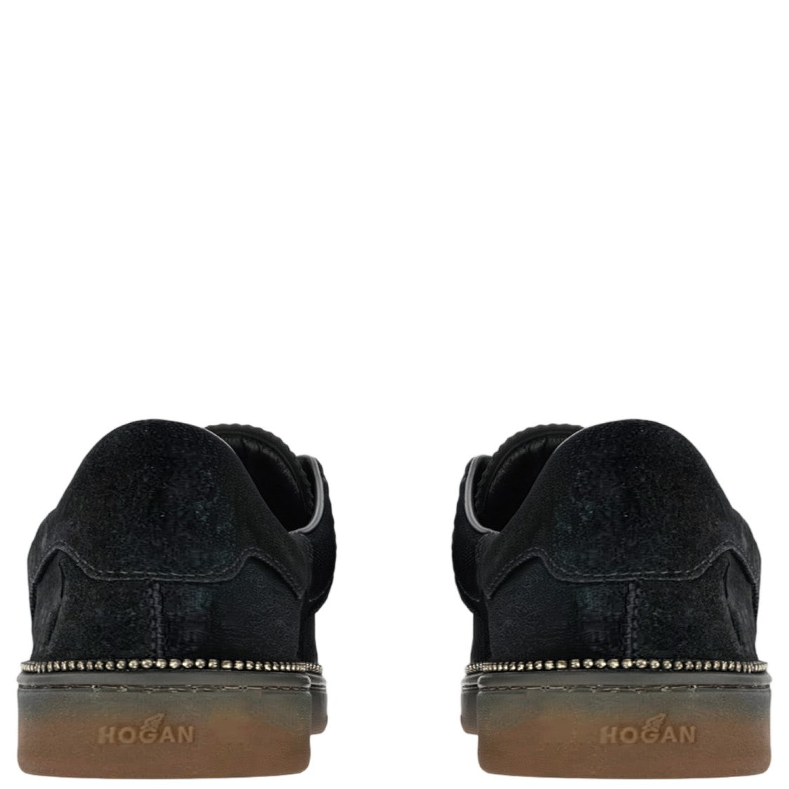 Hogan Black Suede Sneakers