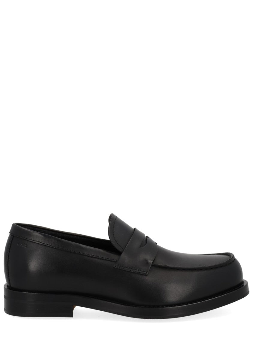 Boss Dressletic Penny Strap Leather Loafers