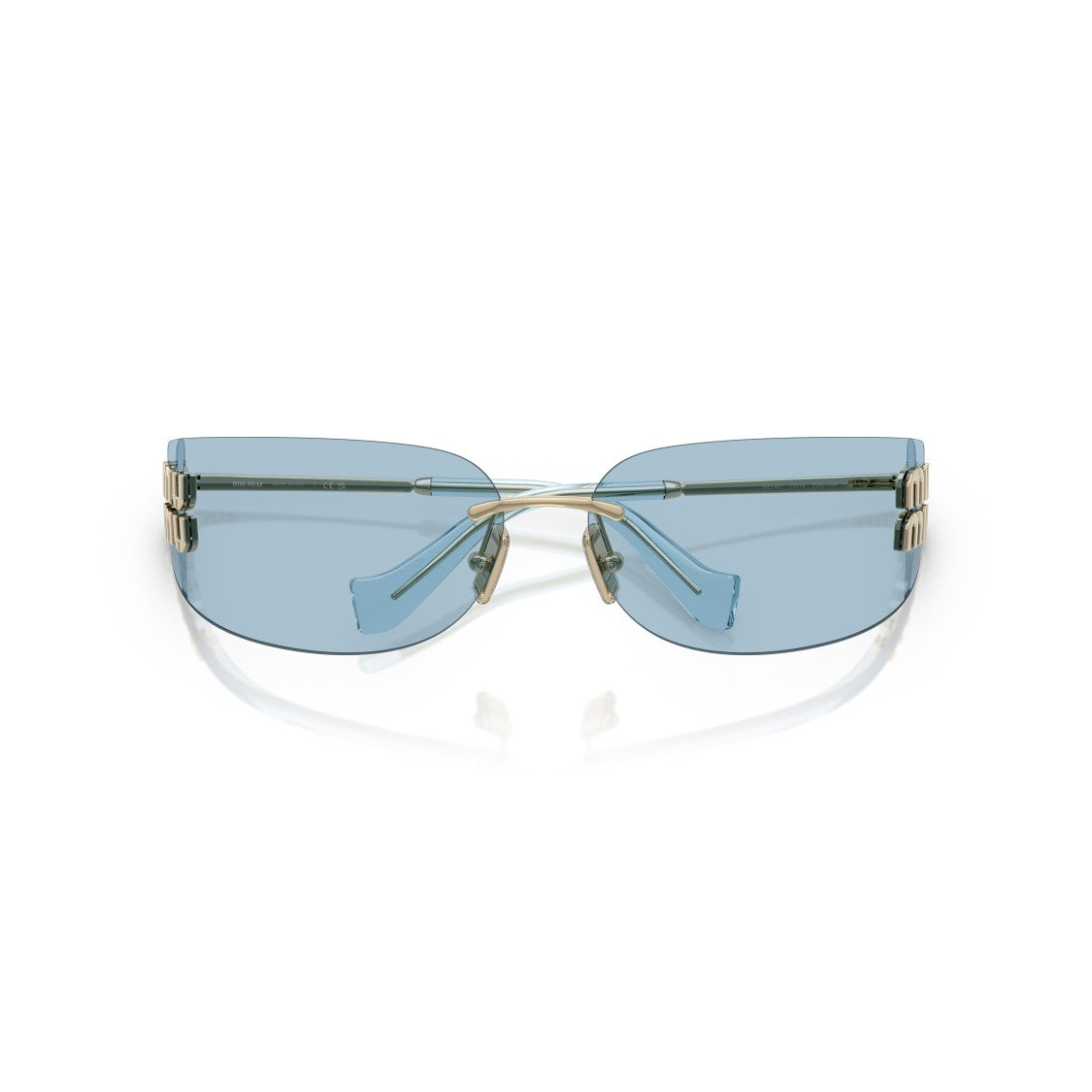 Miu Miu 0Mu A51s Rimless Rectangular Sunglasses