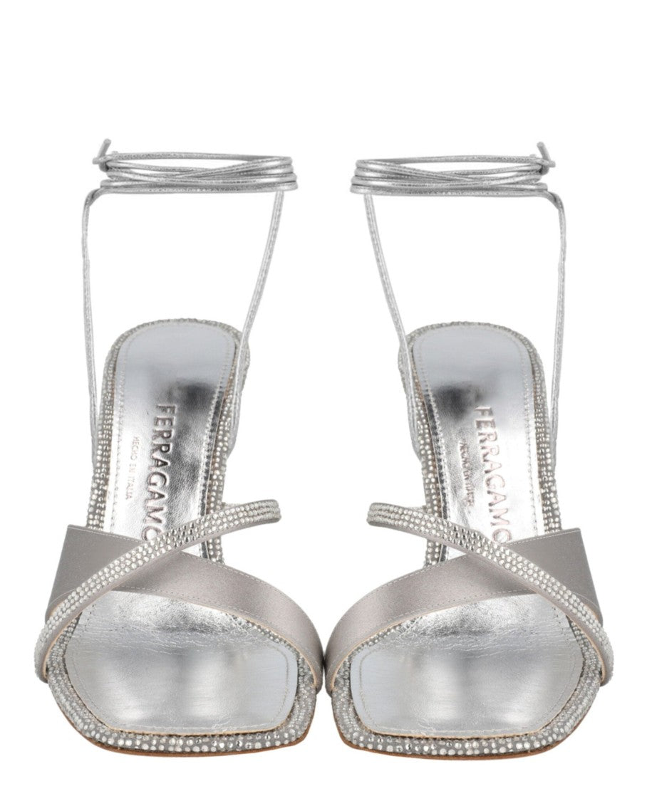 Ferragamo Allegra X5 Crystal Embellished Heels