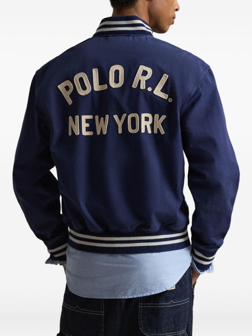 Polo Ralph Lauren Navy Blue Double-Zip Jacket