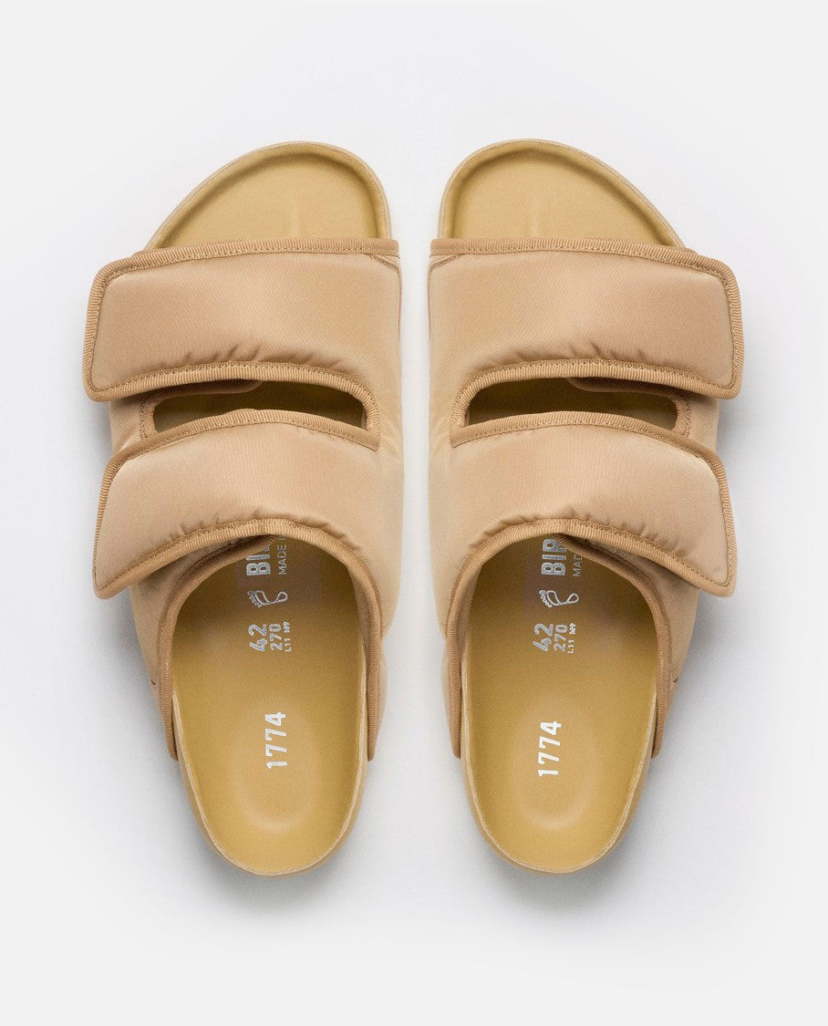 Birkenstock Double Adjustable Strap Open Sandal In Beige