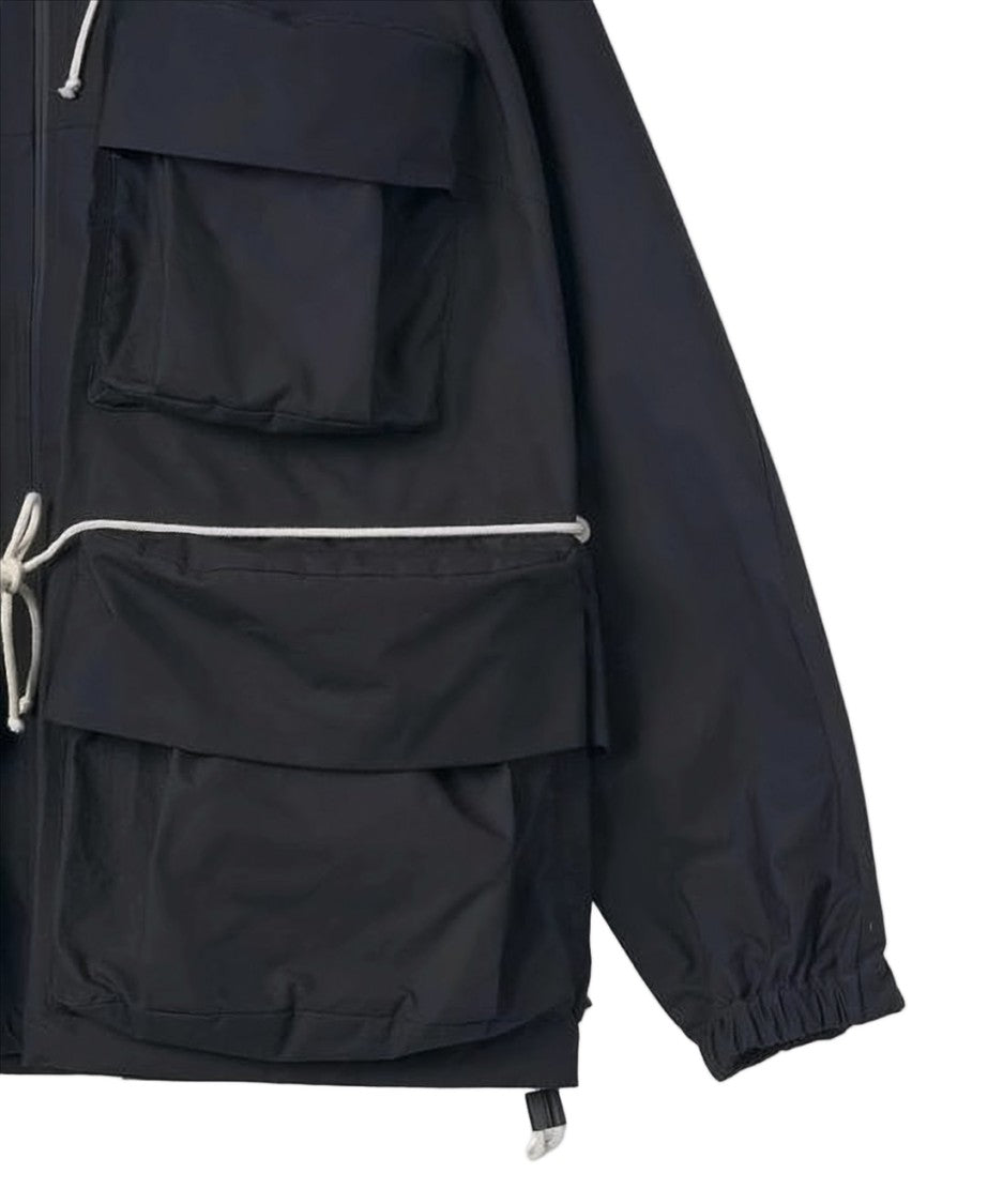 Marni Hooded Casual Jacket With Adjustable Drawstrings