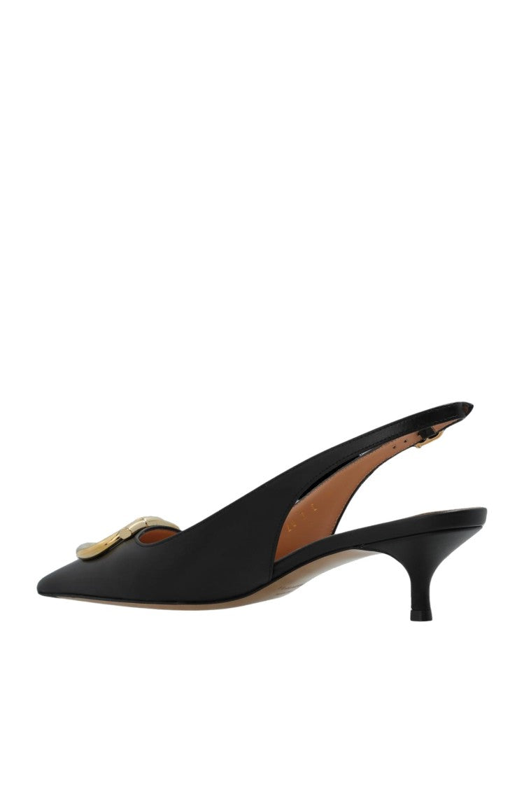 Ferragamo Sara 40 Pointed Toe Slingback Pumps