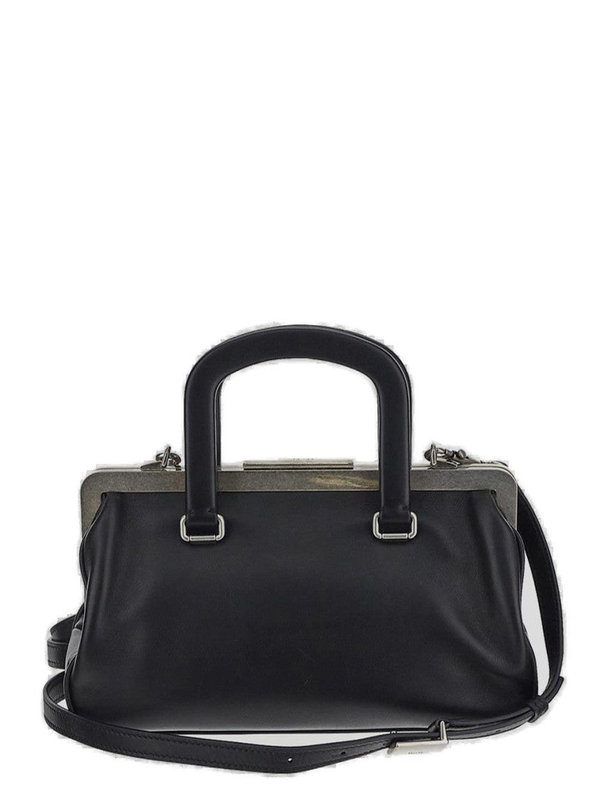 Max Mara Sleek Black Bag With Minimalist Design And Structured Silhouette