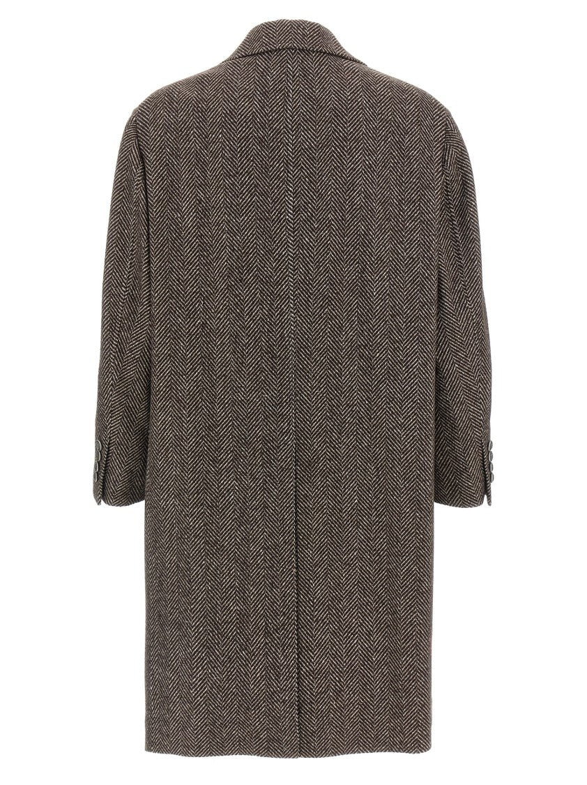 Brunello Cucinelli Single-Breasted Cashmere Coat