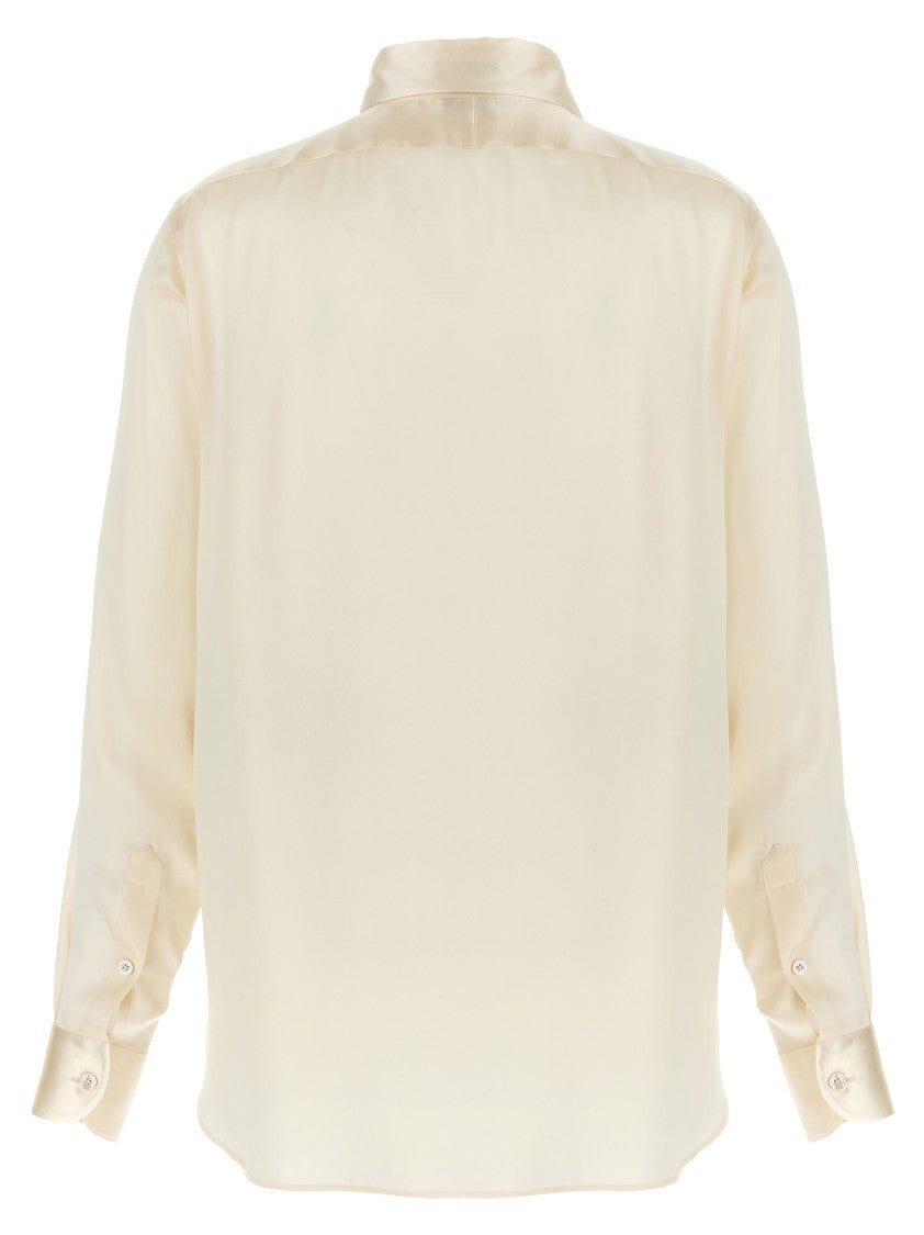 Tom Ford Pleated Plastron Shirt