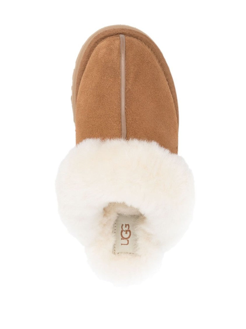 Ugg Brown Suede Slip-On Sandals