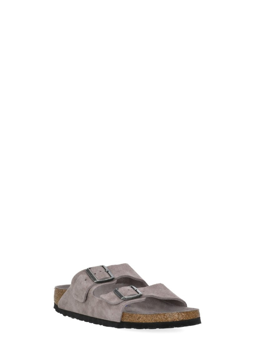 Birkenstock Lilac Arizona Bs Suede Sandals