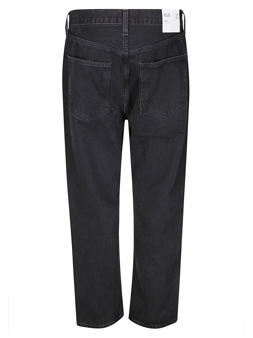 Agolde Five-Pocket Jeans With Button Front Closure