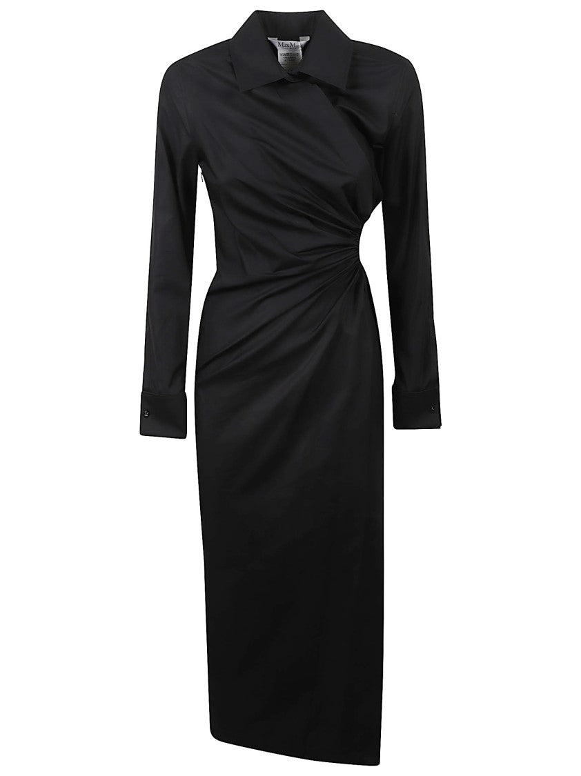 Max Mara Wrap Design Midi Dress
