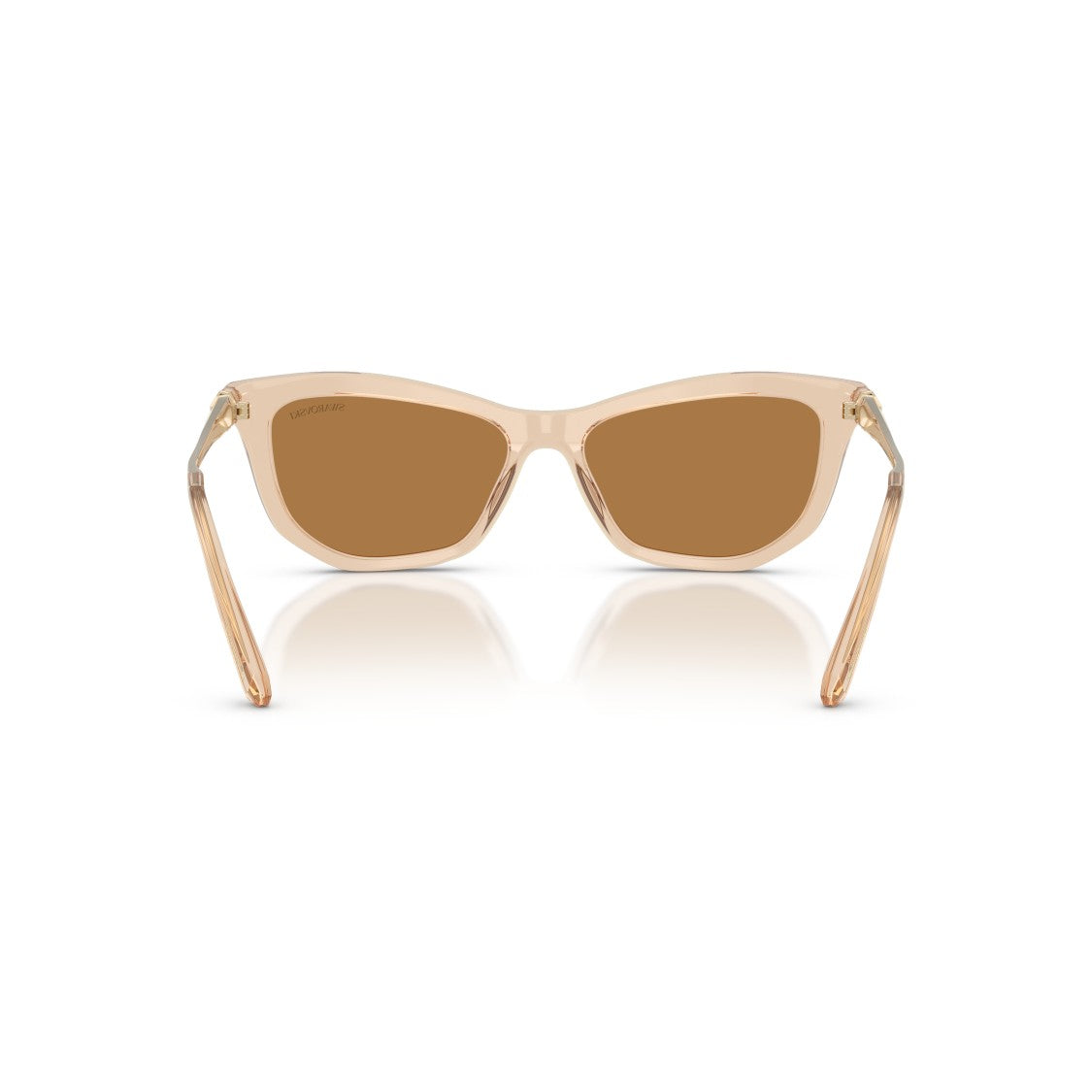 Swarovski 0Sk6057 Translucent Acetate Sunglasses With Angular Frame
