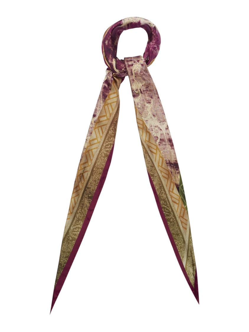 Pierre-Louis Mascia Aloeuw Model Pure Silk Artisan Triangle Scarf